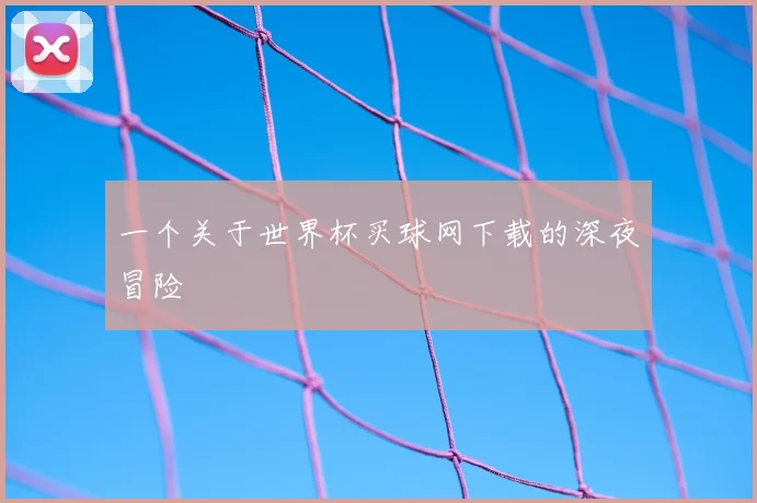 一个关于世界杯买球网下载的深夜冒险